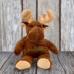 Mary Meyer Moose Maine Stuffed Animal Plush Brown 9” L.L. Bean